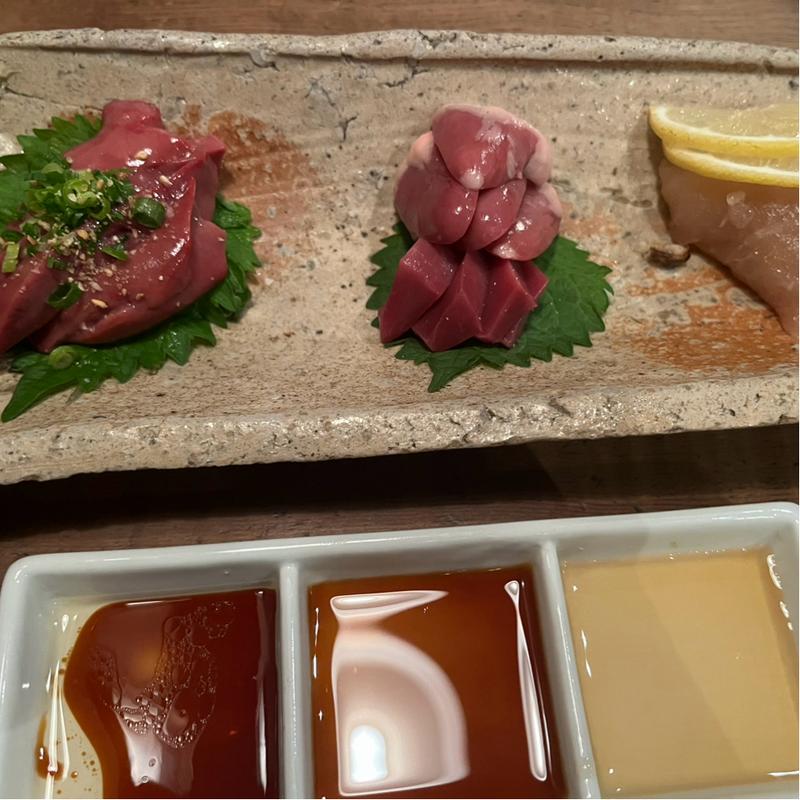 鳥刺し(ぷーれ)