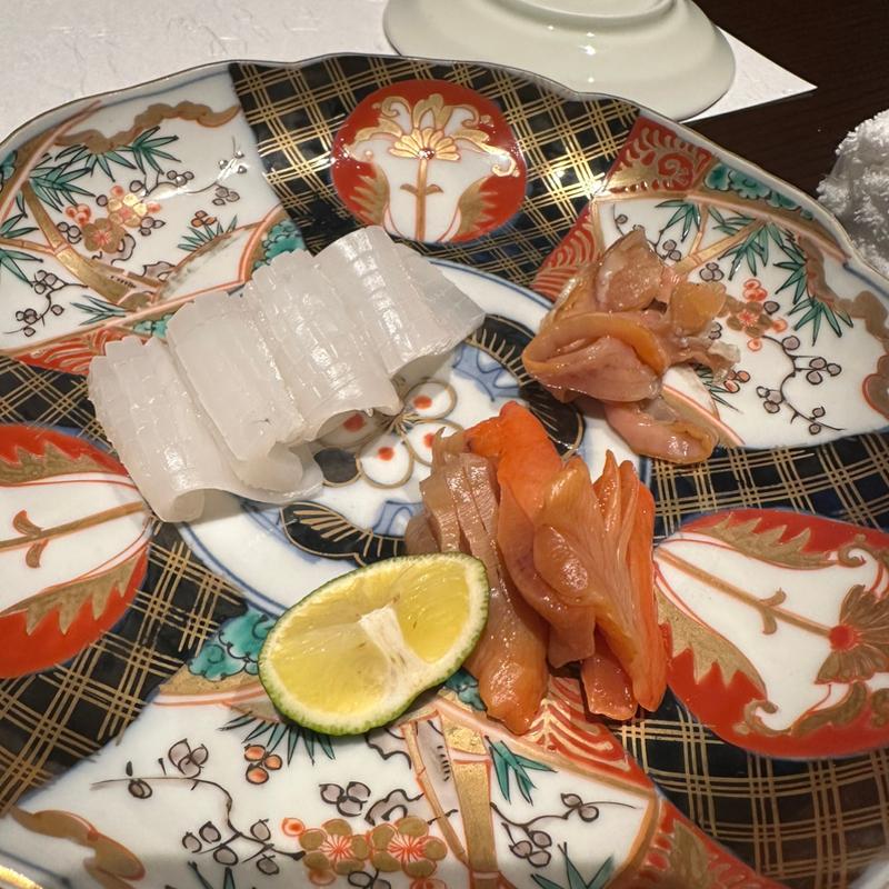 剣先イカ、赤貝(ひととき )