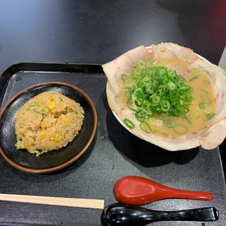 チャーシュー麺焼飯セット(極 熟成麺屋 神来 イオンモール京都五条店)