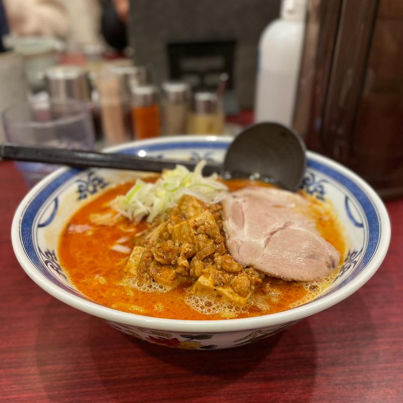 マーボー麺(北海道らーめん奥原流 久楽 サッポロファクトリー店)