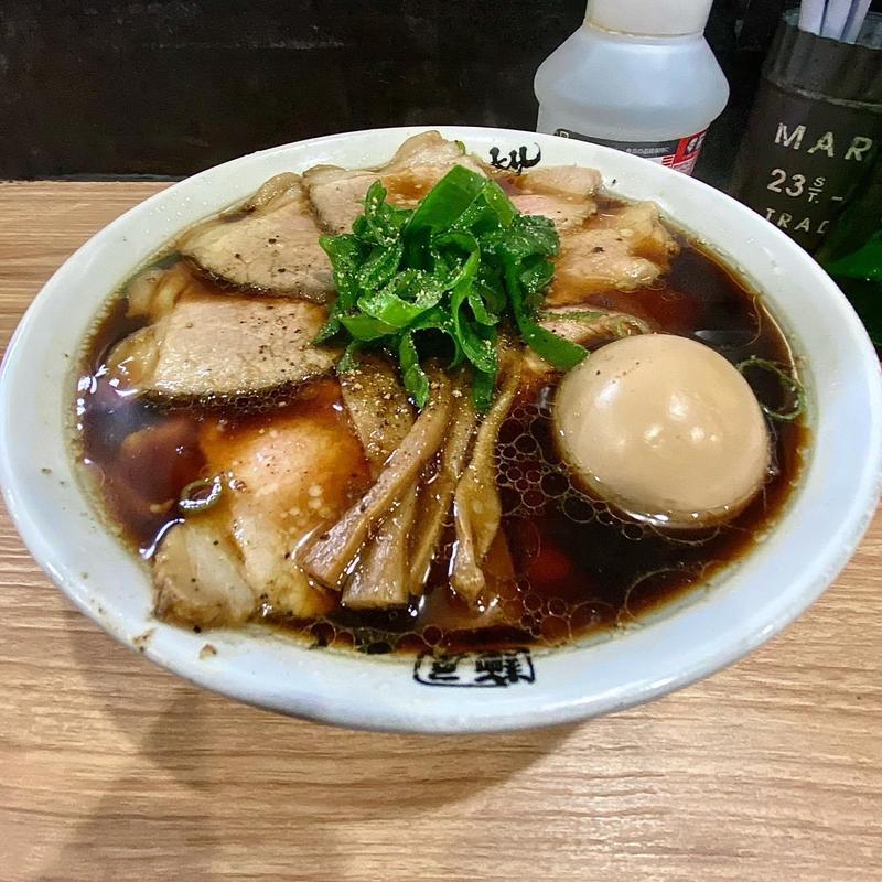 福原さんスペシャル＋瓶ビール×1＋早寿司×3(麺屋 丈六)
