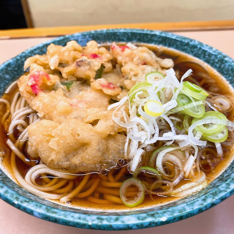 天ぷらそば(立喰そば かしやま )