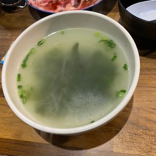わかめスープ(肉のよいち 津島店)