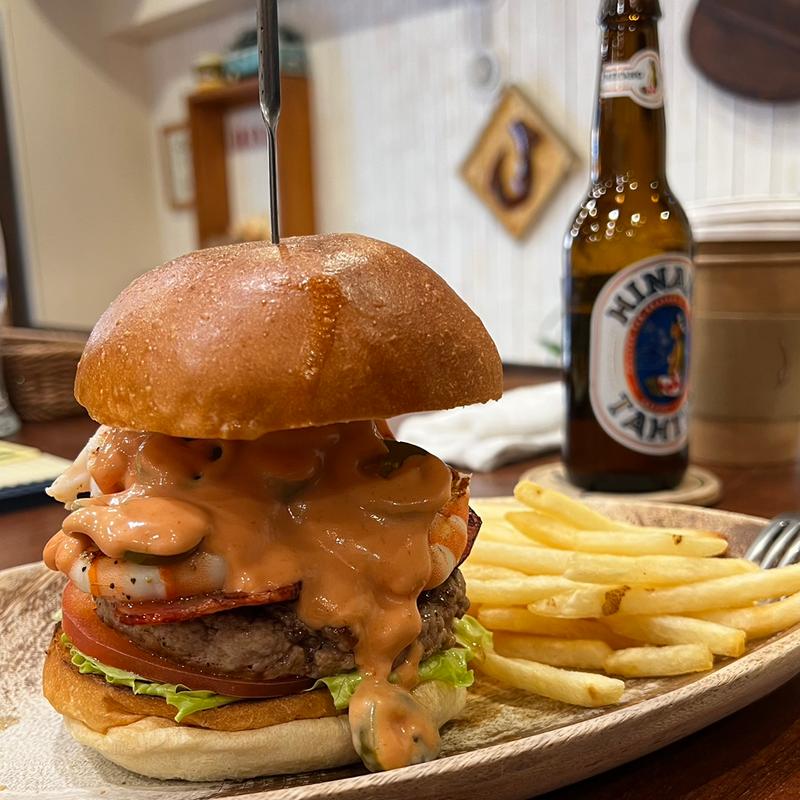 シュリンプバーガー(HINANO Resort Burger&Bar)