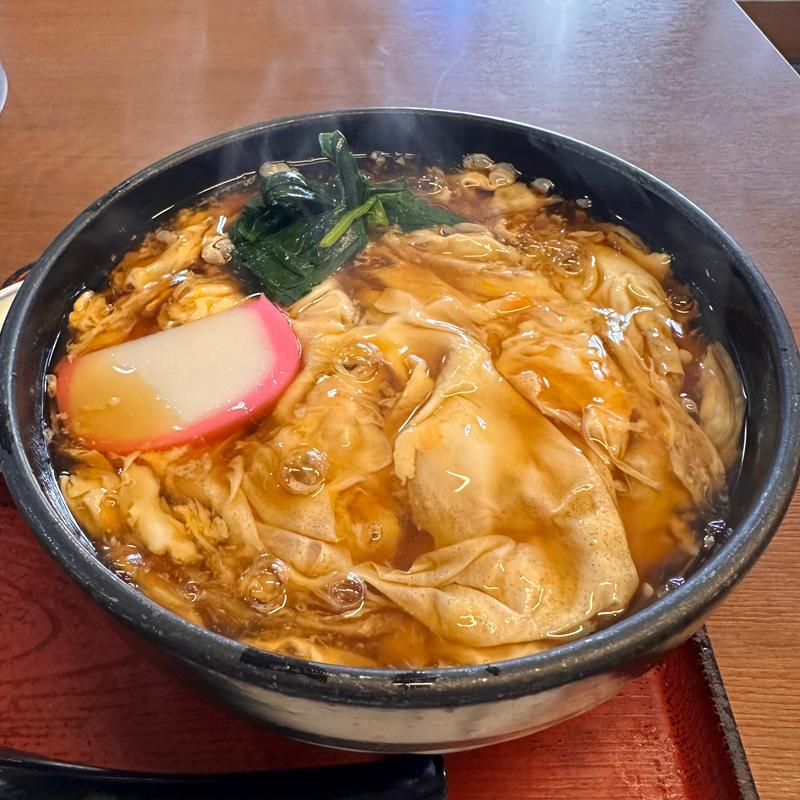 かき玉そば(そば処 長岡屋)