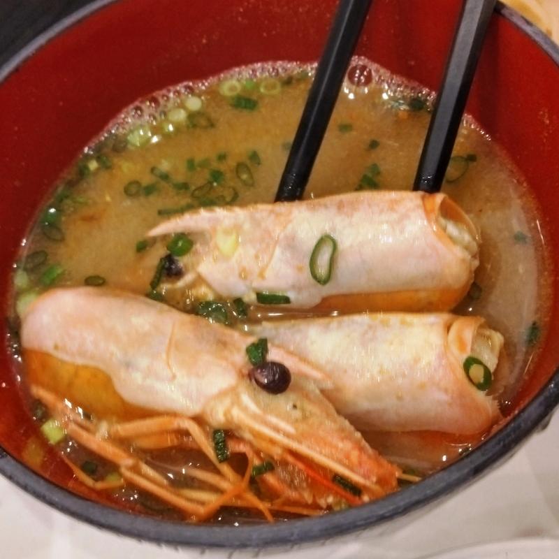 海老の頭汁(回転寿司たいせい 府中本店)