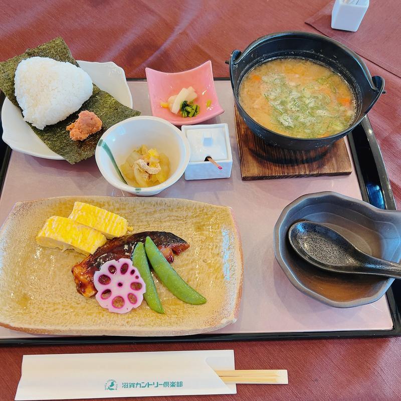 鰤の照り焼きと豚汁(滋賀カントリー倶楽部レストラン )