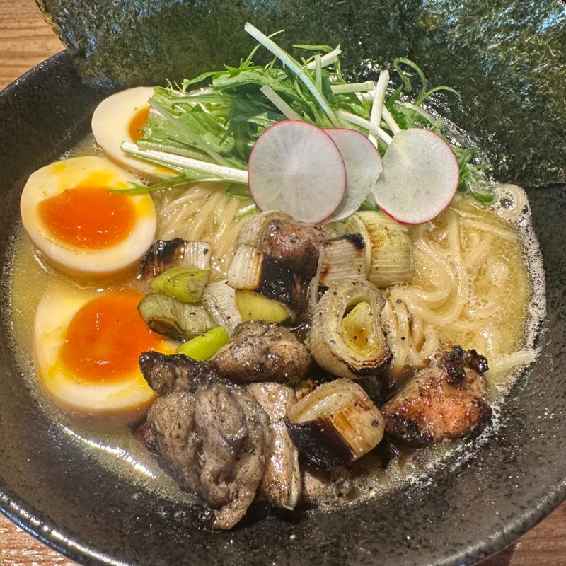 炭焼き鶏そば(鶏そば 炭や 常総店)