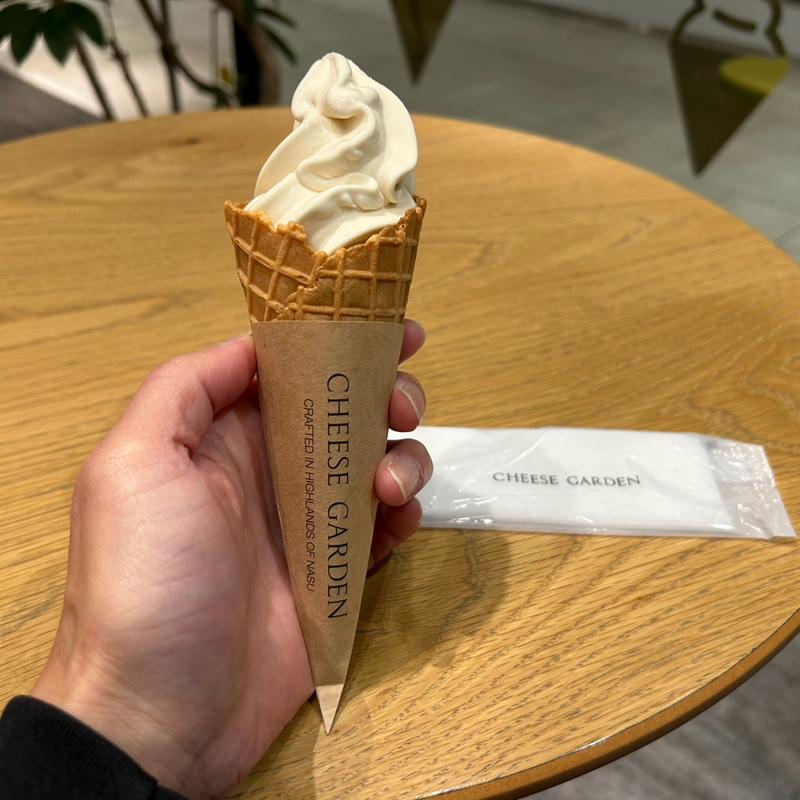 チーズケーキソフトクリーム(チーズガーデン コクーンシティ店)