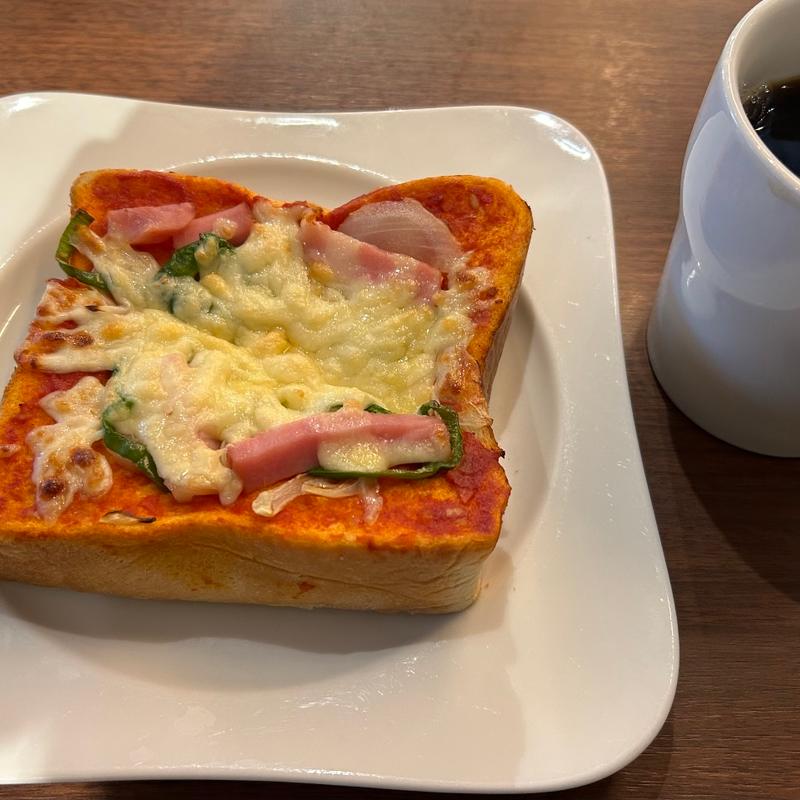 ピザトースト(むさしの森珈琲 昭島店)