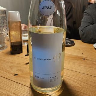 千葉「寒菊 OCEAN99 -銀海 Departure- 純米吟醸無濾過生原酒」(居酒屋 ひでじろう)