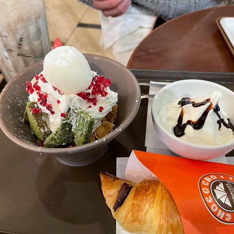 空飛ぶサンタパフェ(サンマルクカフェ 吉祥寺元町通店)