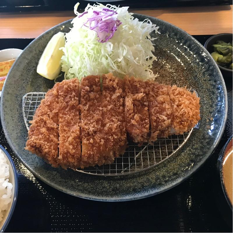 上ロースカツ定食(とんかつ檍のカレー屋 いっぺこっぺ横浜元町店)