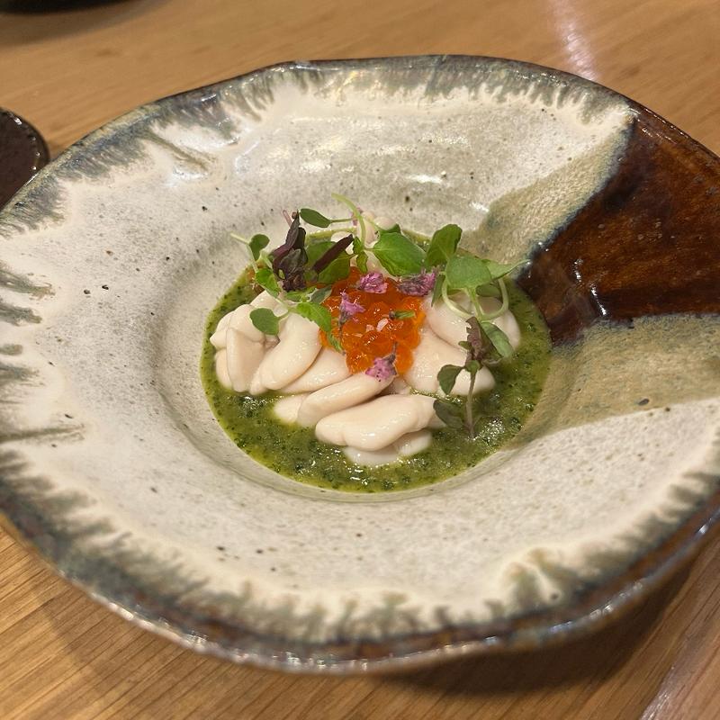 白子の大葉ジェノベーゼ(舩橋洋品店)