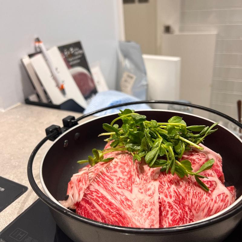 すき焼き(【新宿東宝ビル店】ひとりしゃぶしゃぶ七代目松五郎)