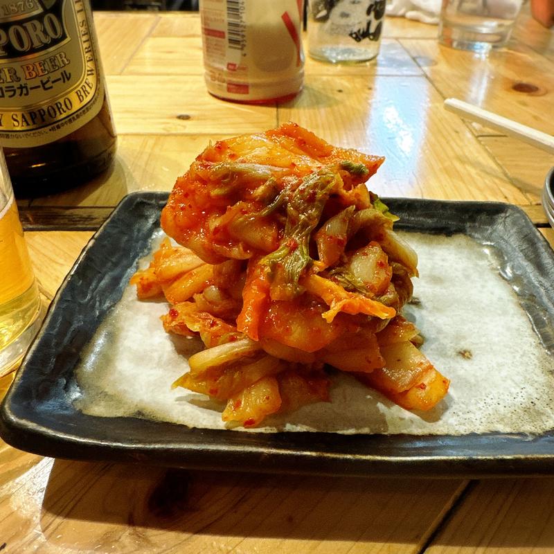 白菜キムチ(大衆酒場 チャン栓チャン)