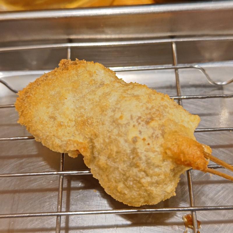 鶏つくね(串かつ でんがな 上大岡camio店)