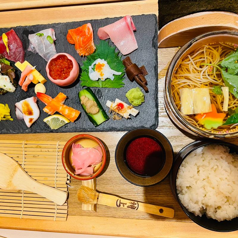 手包み寿司セット(京の彩り寿司 京月 天王寺MIO店)