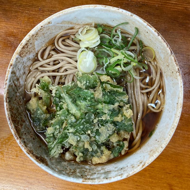 しゅん菊天そば(二葉 （ふたば）)