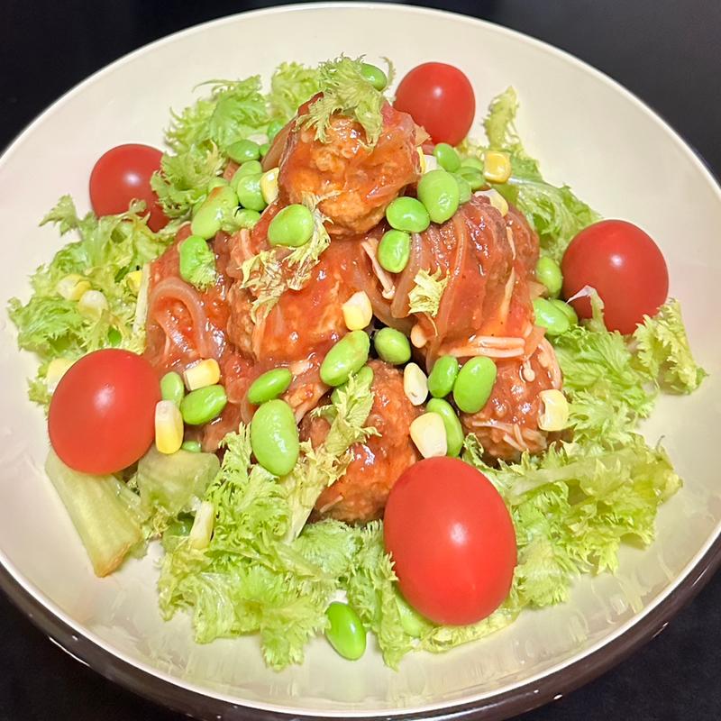 肉団子ツリー(ベルクス 東墨田店)