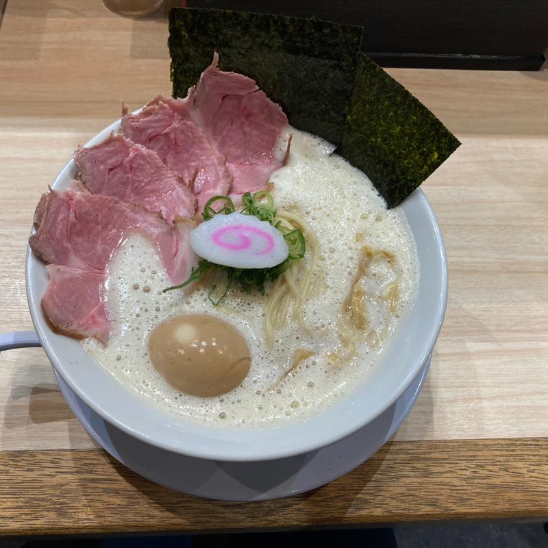 鶏そば 塩 全部のせ(鶏そば唆る(ソソル) 堀田本店)