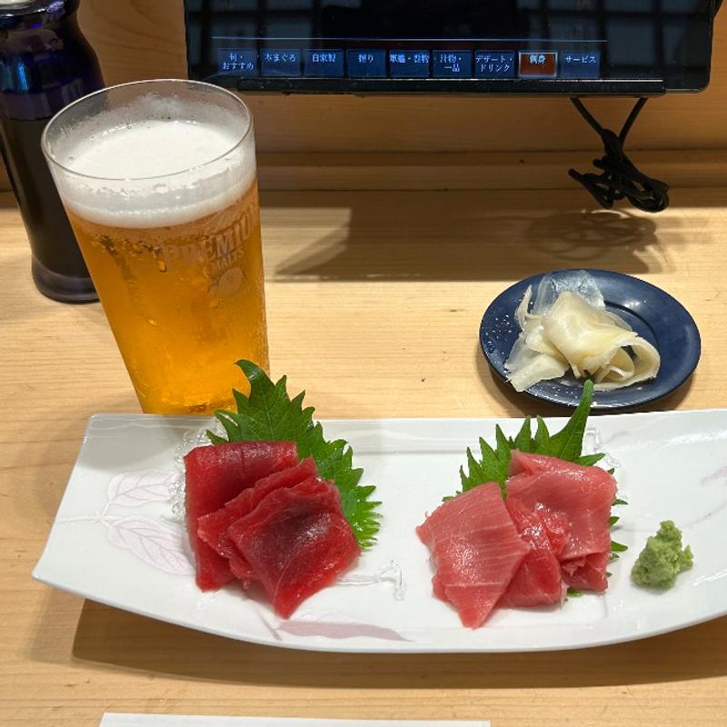 プレミアムモルツ（中）(立喰鮨 銀座おのでら)