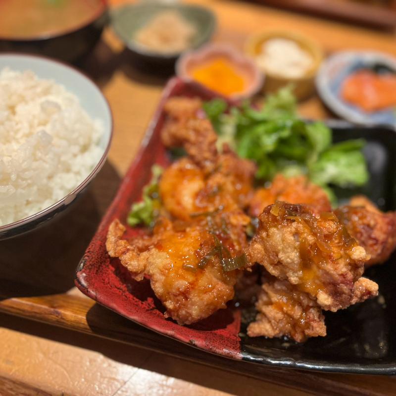 からあげ定食（油淋鶏）(おかにわ )