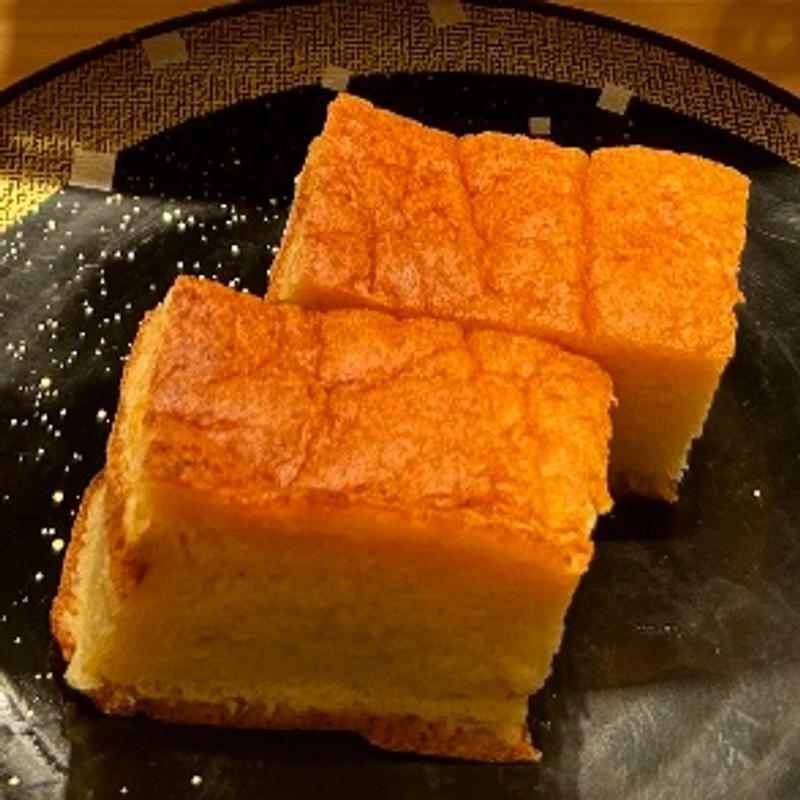 自家製カステラ玉子(立喰鮨 銀座おのでら)