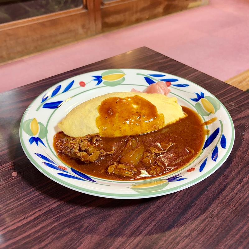 ハヤシオムライス(北極星 心斎橋本店)