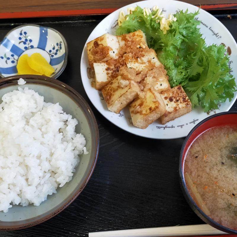 生アゲ生姜焼き定食(まるけん食堂)