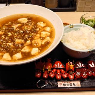 麻婆豆腐拉麺定食(ラーメン ヒカリ 郡山店)