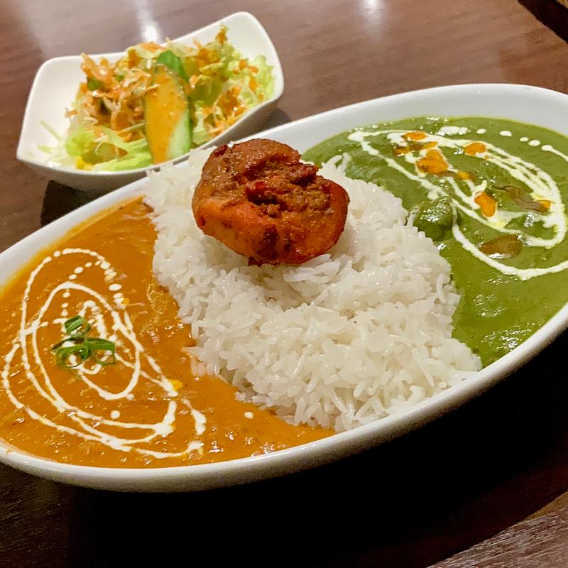 ダブルカレーライスランチ(ヒマラヤン（HIMALAYAN Nepalese Restaurant）)