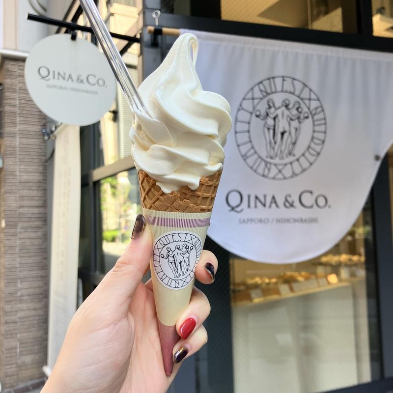 普通の美味しいソフトクリーム(キーナアンドシーオー日本橋 / QINA&Co. Nihonbashi)