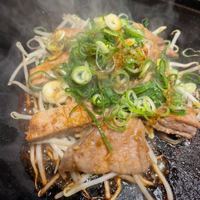 マグロステーキ(もんじゃ 竹の子)