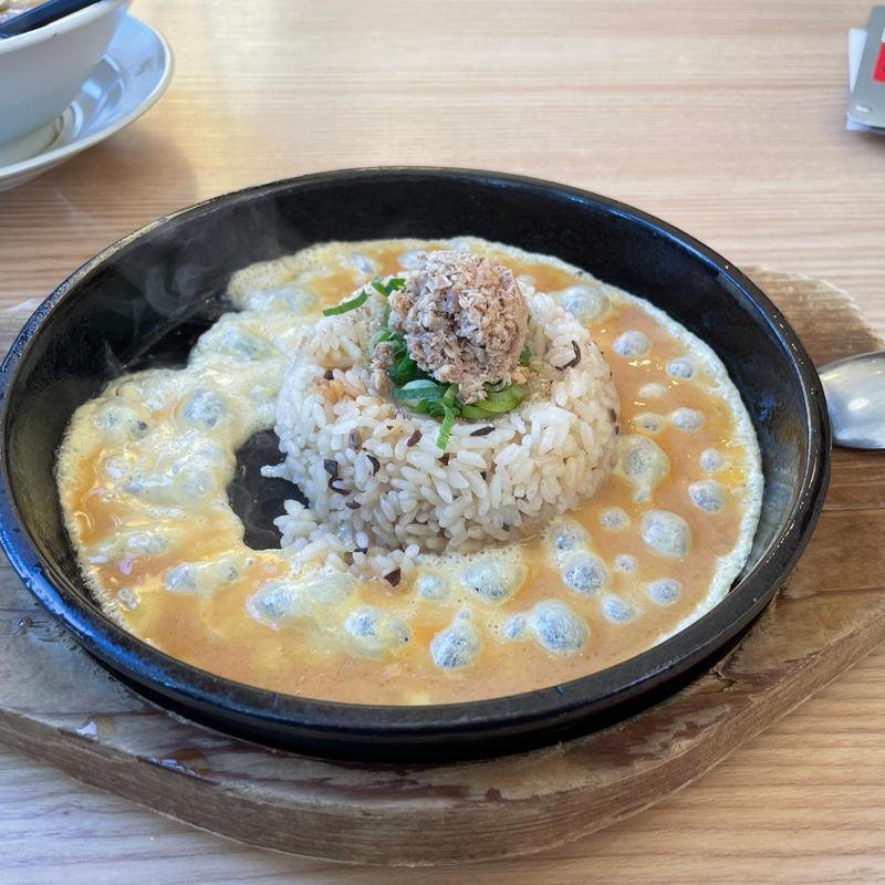 鉄板玉子チャーハン(小)(丸源ラーメン 大宮バイパス宮原店)