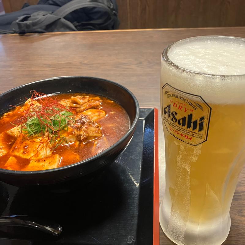 生ビール(中)(極楽湯 お食事処 多摩センター店 )
