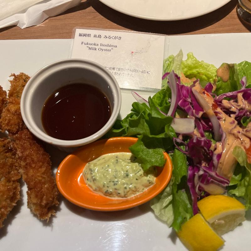 牡蠣フライランチ(ブロン 渋谷店)