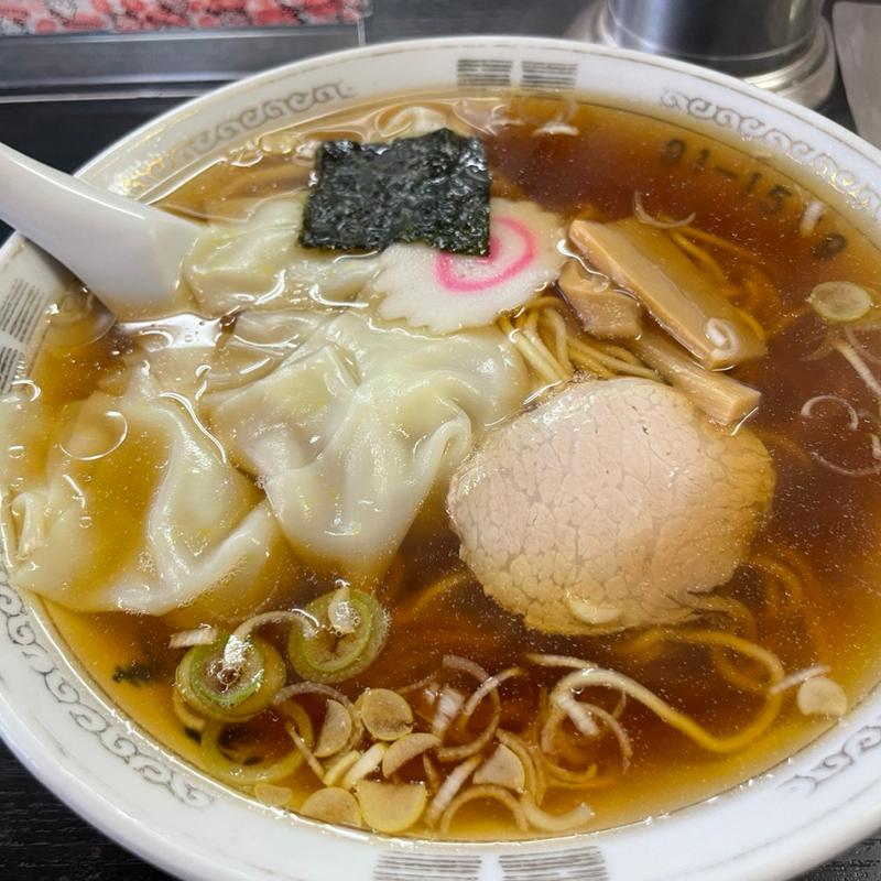 ワンタンメン(宝来屋)