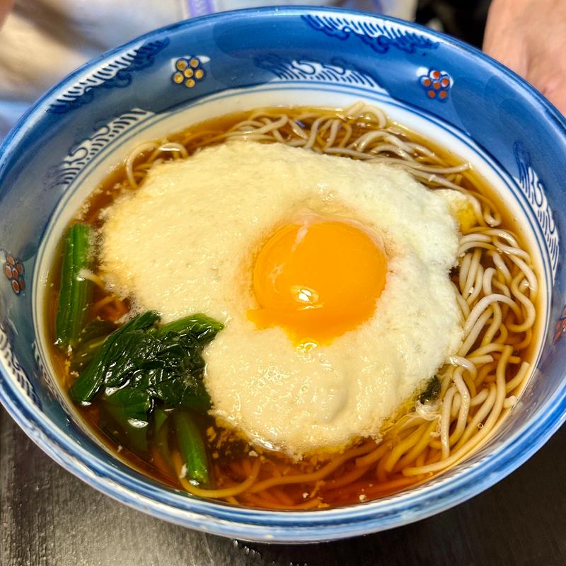 山かけそば(宝盛庵)