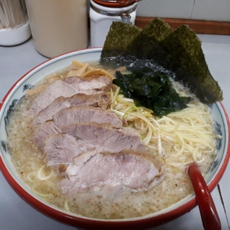ネギ塩メンマチャーシュー麺大盛　半ネギ丼(ラーメンショップ 122号騎西店)