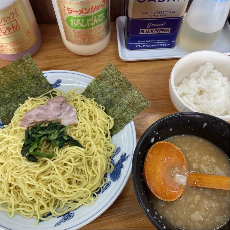 味噌チャーシューつけ麺 半ライス(ラーメンショップ椿 松伏店)