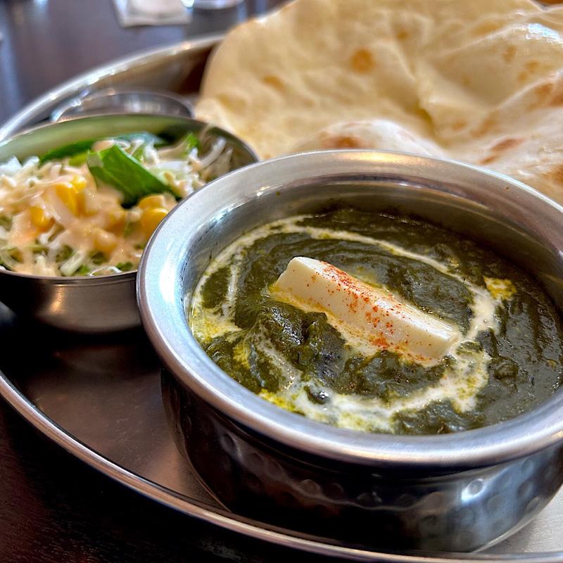 サグパニールカレー(印度れすとらん カシミール 仙台柳生店)