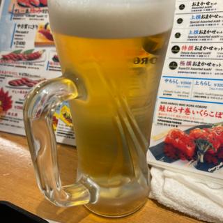 生ビール(築地すし一番 4丁目場外市場店)