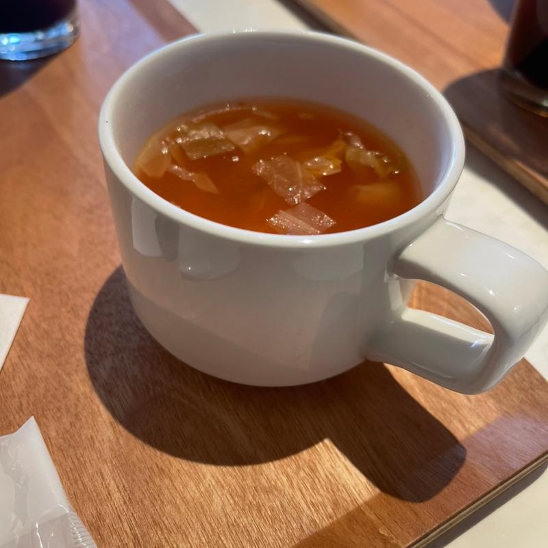 ミネストローネ(PONTE NUOVO CAFE 東銀座店（ポンテヌオーヴォカフェ）)