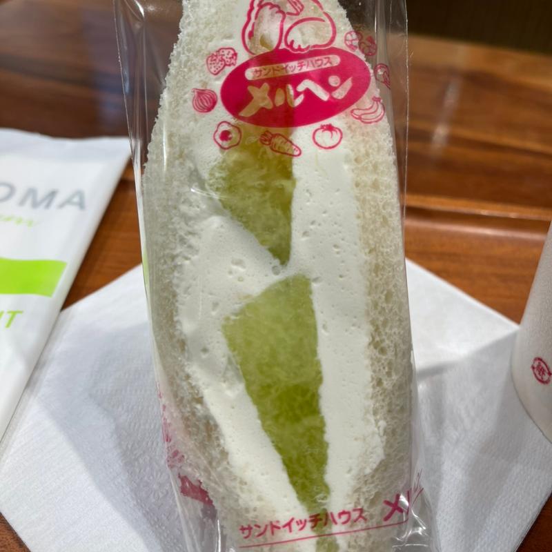メロンサンド ハーフ(PREMIUM SAND +CAFÉ メルヘン グランスタ東京店)
