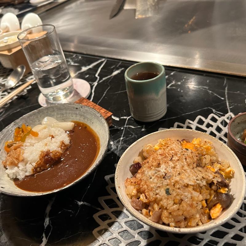 ステーキコース(鉄板ステーキ パイナップル)