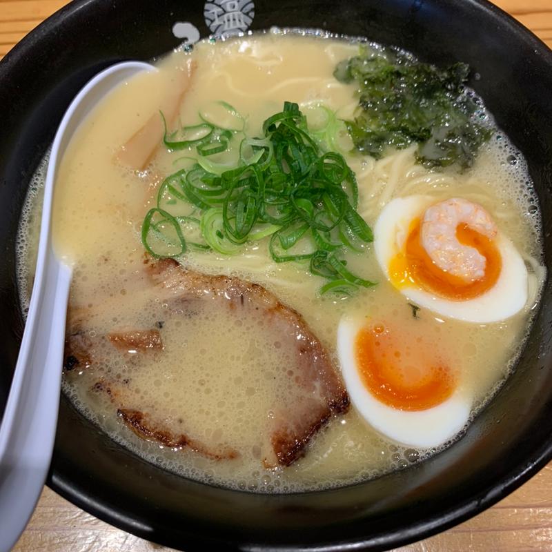 白湯塩らーめん¥800(ひるがお 人形町店)