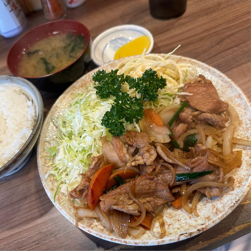 スタミナ焼定食(とん酒場 まんぷく)