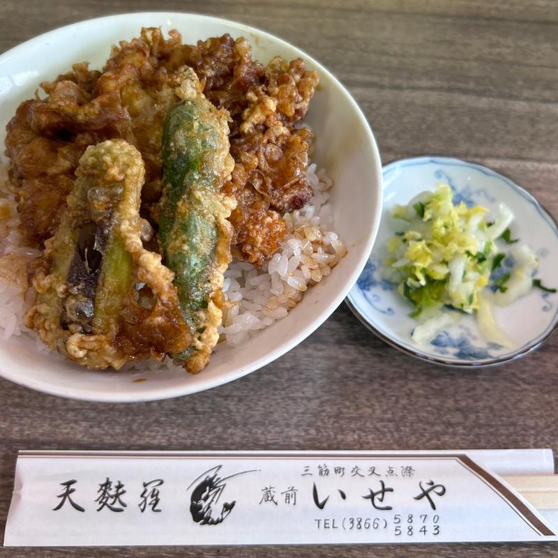 エビと貝柱のかき揚げ丼(蔵前いせや)