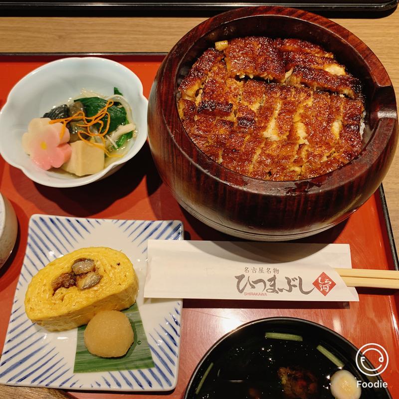 ひつまぶしセット(しら河 栄ガスビル店)